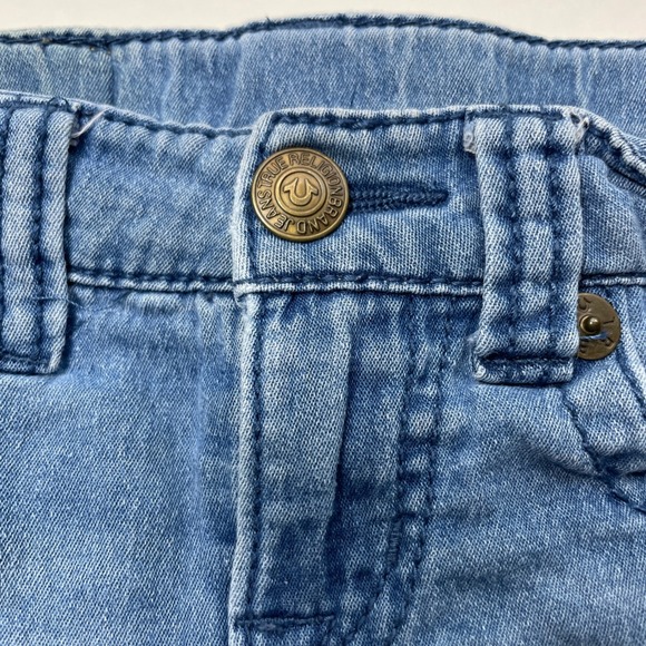 True Religion Toddler Denim Shorts Adjustable Waist Pockets 2T Unisex Classic - Picture 3 of 9